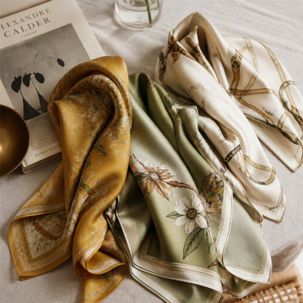 Le foulard en soie vintage : sept façons de le porter